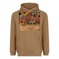 Toasted Coconut leopard glitter sunflower gemstone Heavyweight Hoodie - JahusDesignShop