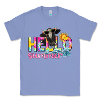 Colony Blue hello summer Classic Tee - texasbilliewilder