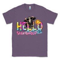 Lavender hello summer Classic Tee - texasbilliewilder