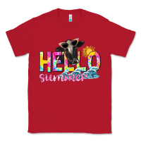 Red hello summer Classic Tee - texasbilliewilder