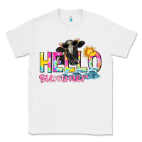 White hello summer Classic Tee - texasbilliewilder
