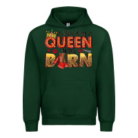Forest Green on this day a queen was born Urban Hoodie - NancyCooperArtShop