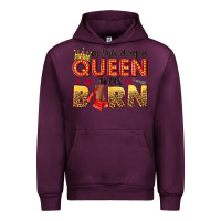 Mauve Wine on this day a queen was born Urban Hoodie - NancyCooperArtShop