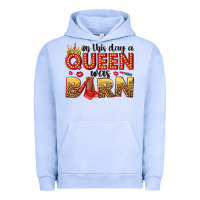 Pigment Grape Ice on this day a queen was born Urban Hoodie - NancyCooperArtShop