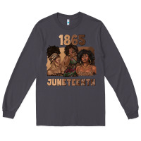 Smoke 1865 juneteenth melanin with afro Long Sleeve Tee - texasbilliewilder