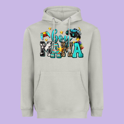 Boy Mama Heavyweight Hoodie Designed By Adodesignshop