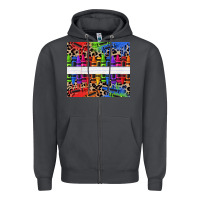 Smoke Personalized crayons Zipper Hoodie - texasbilliewilder