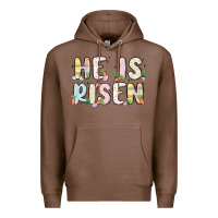 Chestnut he is risen Premium Hoodie - MaliasSmallBusiness