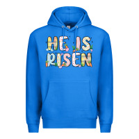 True Royal he is risen Premium Hoodie - MaliasSmallBusiness