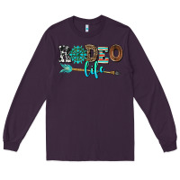 Plum rodeo life with gemstone Long Sleeve Tee - AdoDesignShop
