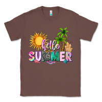 Chestnut hello summer with sun Classic Tee - texasbilliewilder