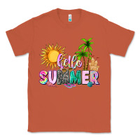 Copper hello summer with sun Classic Tee - texasbilliewilder