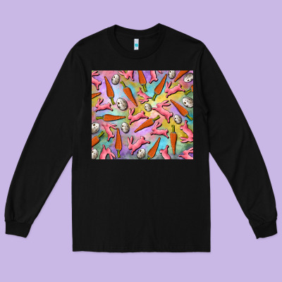 Long Sleeve Tee Easter bunny carrot and quail egg