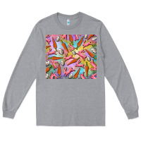Heather Grey Easter bunny carrot and quail egg Long Sleeve Tee - RanaPortraitStore