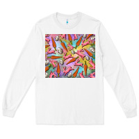 White Easter bunny carrot and quail egg Long Sleeve Tee - RanaPortraitStore