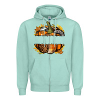 Personalized Fall Pumpkin Zipper Hoodie | Teevron