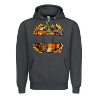 Smoke Personalized Fall Pumpkin Zipper Hoodie - texasbilliewilder