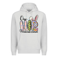 Dove Grey one hip paraprofessional Premium Hoodie - MaliasSmallBusiness