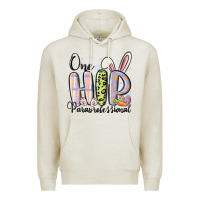 Oatmeal Heather one hip paraprofessional Premium Hoodie - MaliasSmallBusiness