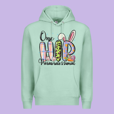 One Hip Paraprofessional Premium Hoodie Designed By Maliassmallbusiness