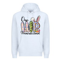 White one hip paraprofessional Premium Hoodie - MaliasSmallBusiness