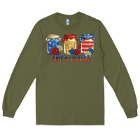 Army Green america mason jar Long Sleeve Tee - Zillion Design Studio