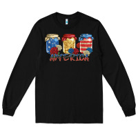 Black america mason jar Long Sleeve Tee - Zillion Design Studio