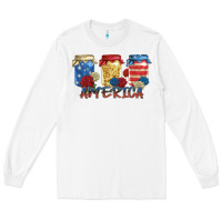 White america mason jar Long Sleeve Tee - Zillion Design Studio