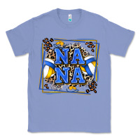 Colony Blue volleyball nana with leopard Classic Tee - Zillion Design Studio