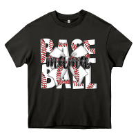 Asphalt baseball mama Heavy Core Tee - CowhideDigitalArt