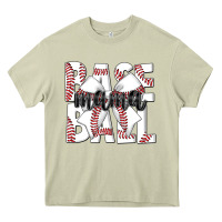 Mossy baseball mama Heavy Core Tee - CowhideDigitalArt