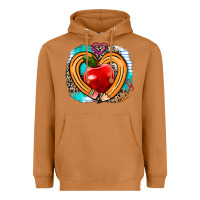 Meerkat teacher heart pen Heavyweight Hoodie - AdoDesignShop
