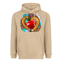 Mushroom teacher heart pen Heavyweight Hoodie - AdoDesignShop