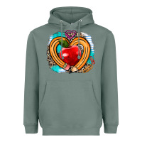 Sage teacher heart pen Heavyweight Hoodie - AdoDesignShop