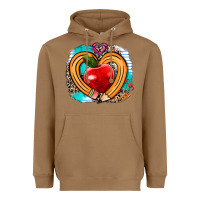 Teacher Heart Pen Heavyweight Hoodie | Teevron