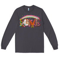Smoke Easter Bunny Love With Rainbow Long Sleeve Tee - RanaPortraitStore