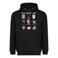 Black nurse god says i am  nurse elements Heavyweight Hoodie - AdoDesignShop
