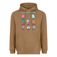 Toasted Coconut nurse god says i am  nurse elements Heavyweight Hoodie - AdoDesignShop
