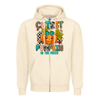 Sandshell Cutest Pumpkin In The Patch Zipper Hoodie - texasbilliewilder