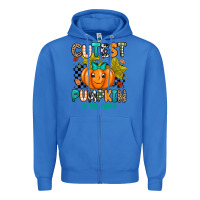 True Royal Cutest Pumpkin In The Patch Zipper Hoodie - texasbilliewilder