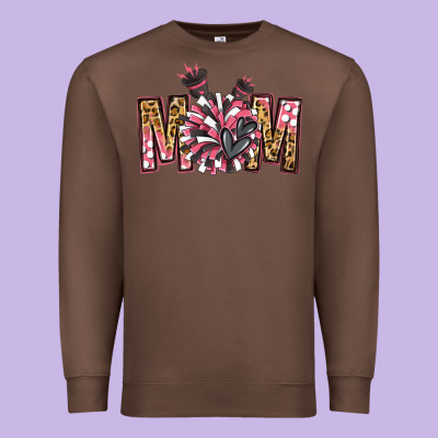 Cheer Mom Premium Sweatshirt Designed By Jasminsmagicworld