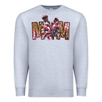 Heather Grey cheer mom Premium Sweatshirt - Jasminsmagicworld