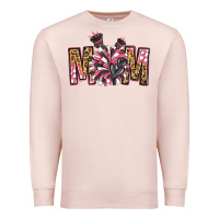 Pale Pink cheer mom Premium Sweatshirt - Jasminsmagicworld