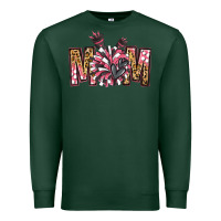 Sports Green cheer mom Premium Sweatshirt - Jasminsmagicworld