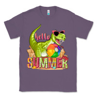 Lavender hello summer rex Classic Tee - texasbilliewilder