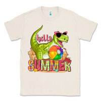 Natural hello summer rex Classic Tee - texasbilliewilder