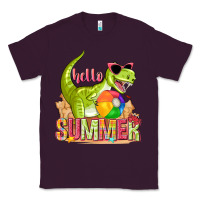 Plum hello summer rex Classic Tee - texasbilliewilder
