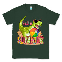 Sports Green hello summer rex Classic Tee - texasbilliewilder