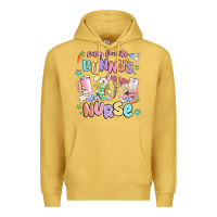 Antique Gold every favorite bunnys nurse Premium Hoodie - MaliasSmallBusiness