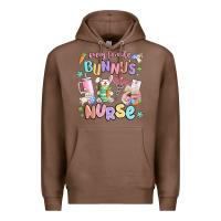 Chestnut every favorite bunnys nurse Premium Hoodie - MaliasSmallBusiness